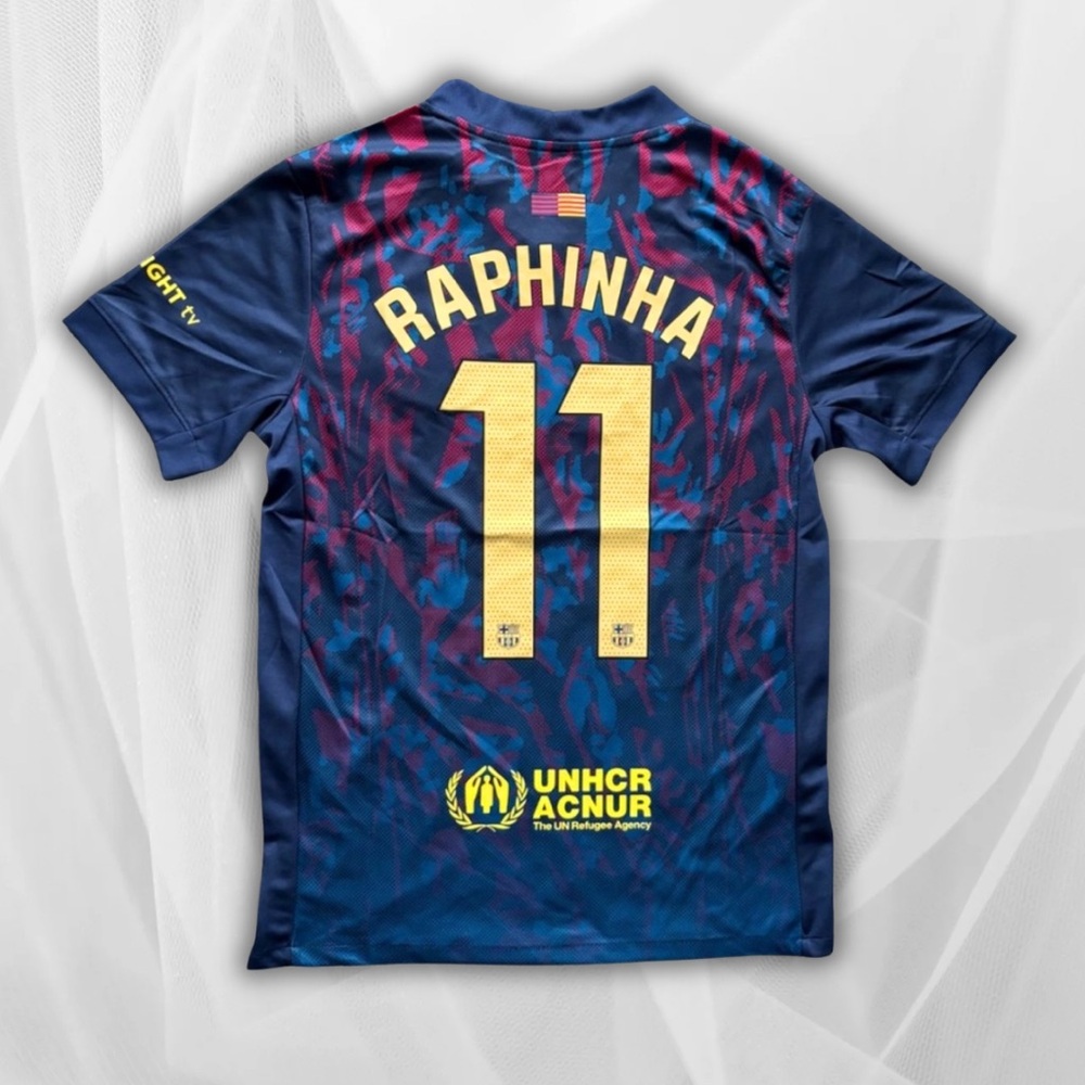 Raphinha Soccer Jersey - Blue and Red
